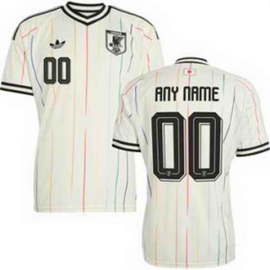 Men 00 Japan Custom Away Replica Jersey  2